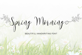 Spring Morning Font