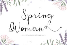 Spring Woman Font