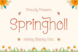 Springholl Free Trial Font