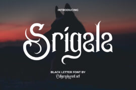 SrigalaDemo Font