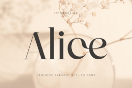 SS Alice Font