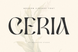 SS Ceria Font