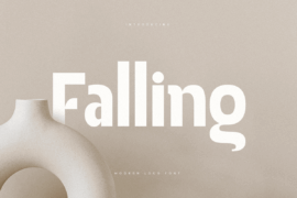 SS Falling Font