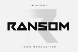 SS Ransom Font