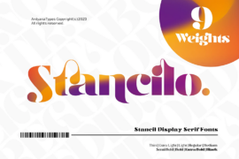 Stancilo Font