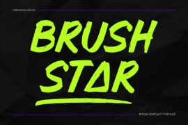 Star Brush – Demo Version Font
