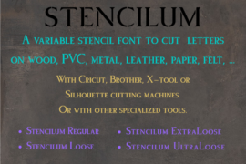 Stencilum Font Family