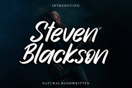 Steven Blackson – Personal Use Font
