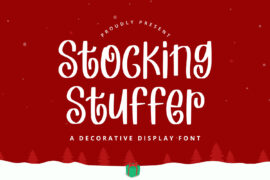 Stocking Stuffer Font