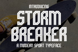 STORM BREAKER Font