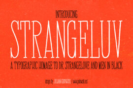 STRANGELUV Font Family