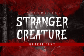 STRANGER CREATURE Font