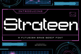 Strateen Personal Use Font