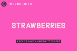 Strawberries Font