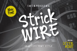 Strick Wire Demo Font