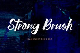 Strong Brush Font Family