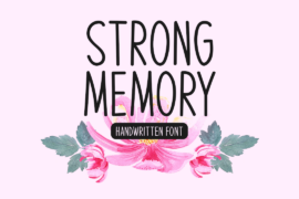 Strong Memory Font