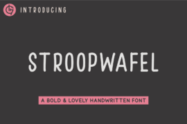 Stroopwafel Font