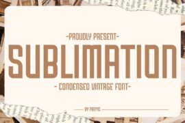 Sublimation Font
