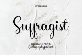 Suffragist Demo Font