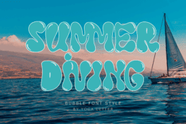 Summer Diving Font