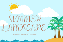 Summer Landscape Font