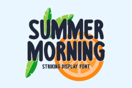 Summer Morning Font
