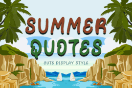 Summer Quotes Demo Font