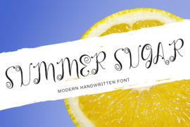 Summer Sugar Font