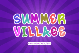 Summer Village Demo Font