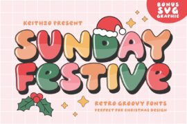 Sunday Festive Font