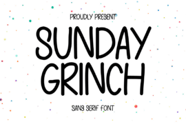 Sunday Grinch Font