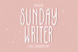 Sunday Writer Font