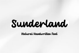 Sunderland – Personal Use Font