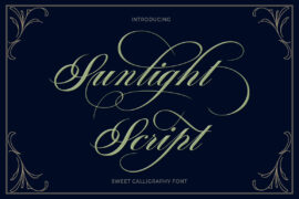 Sunlight Script Font