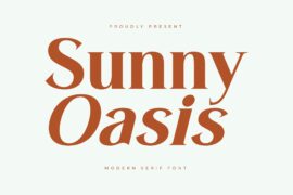 Sunny Oasis DEMO VERSION Font Family