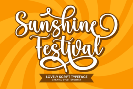 Sunshine Festival Font