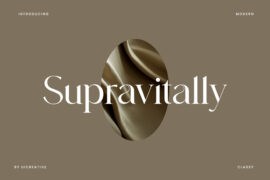 Supravitally Font