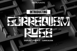 Surrealism Rose Font