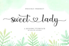 Sweet lady Script Font
