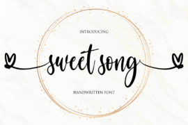 sweet song Font