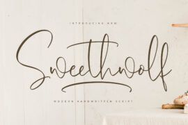 Sweethwolf DEMO VERSION Font Family