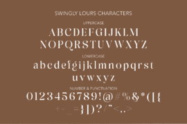 Swingly Lours Font