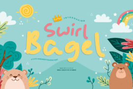 Swirl Bagel Personal Use Font