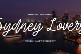 Sydney Lover Demo Font