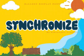 SYNCHRONIZE DEMO Font
