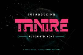 TANIRE Trial Font