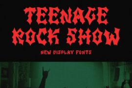 Teenage Rock Show Font