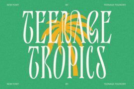 Teenage Tropics Font