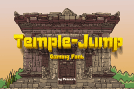 Temple-Jump Font